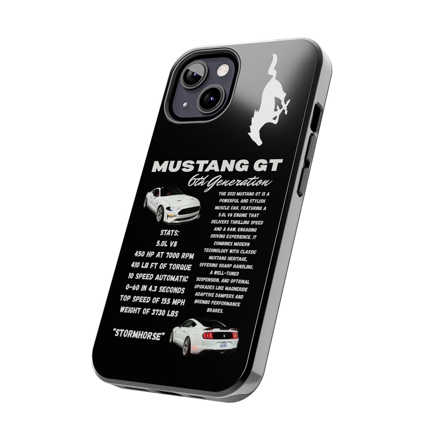 Mustang GT Tough Phone Case - Perfect for Car Enthusiasts & Gift for Holidays