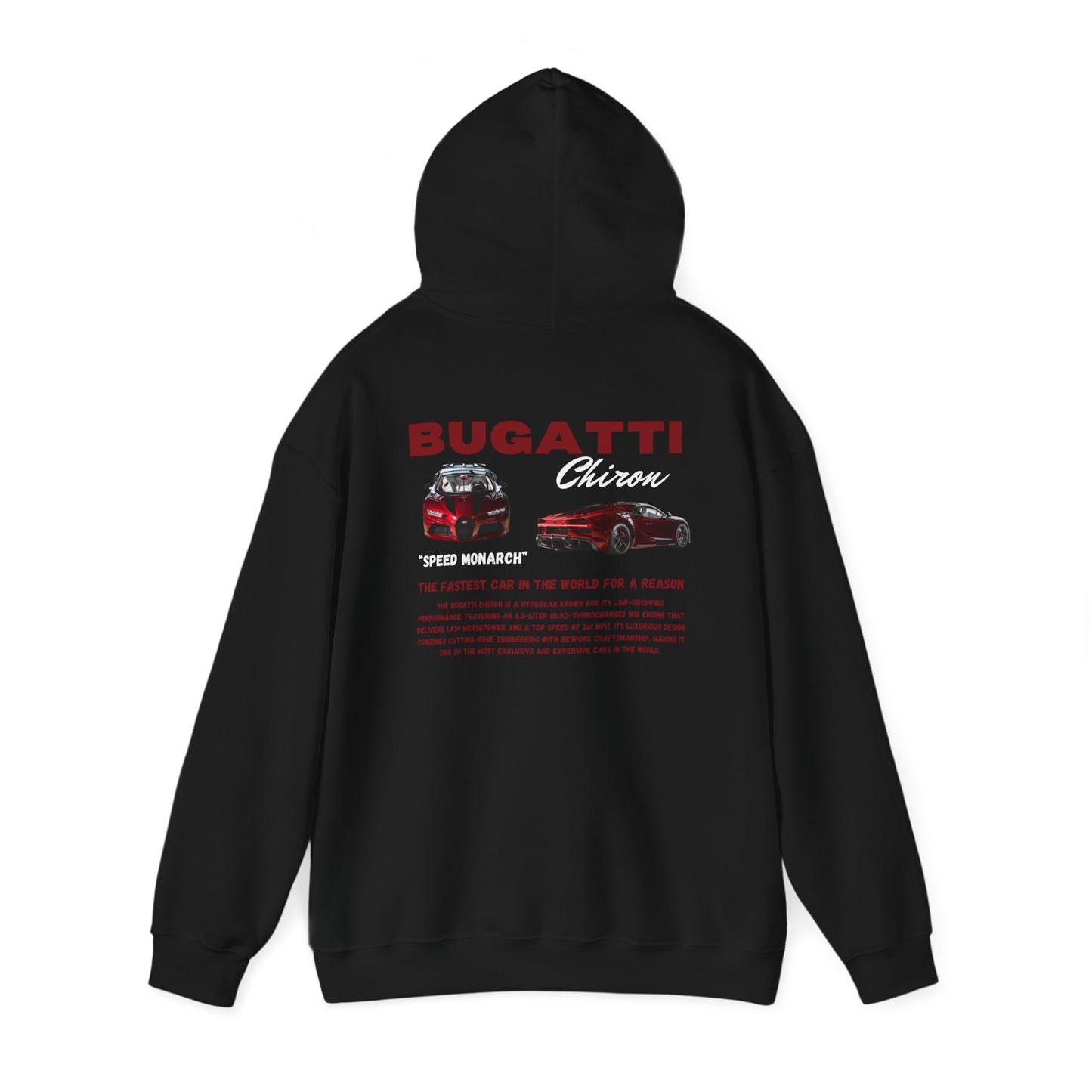 Bugatti Chiron Hoodie (Red): A French Superiority