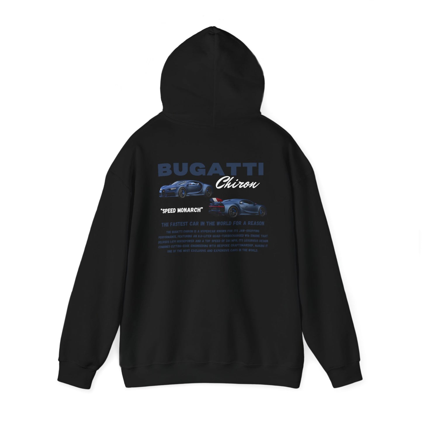 Bugatti Chiron Hoodie (Blue): A French Superiority