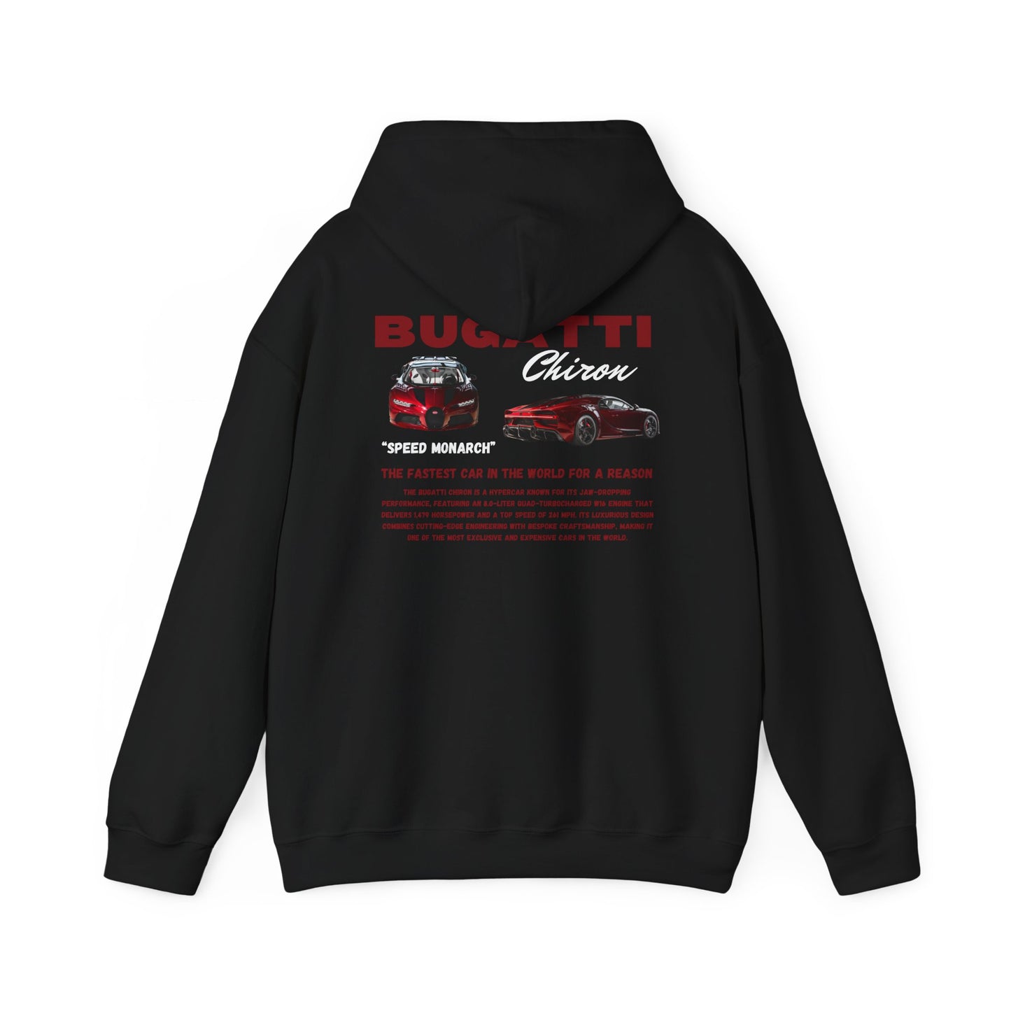 Bugatti Chiron Hoodie (Red): A French Superiority